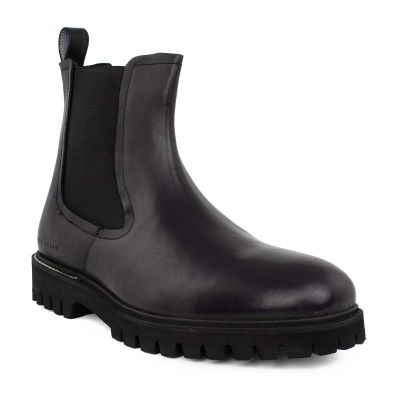 Trucker Chelsea Leather Boots