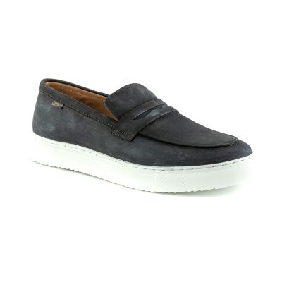 Loafers Nubuck Άσπρη Σόλα